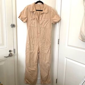 Lacausa Tan Utility Style Jumpsuit